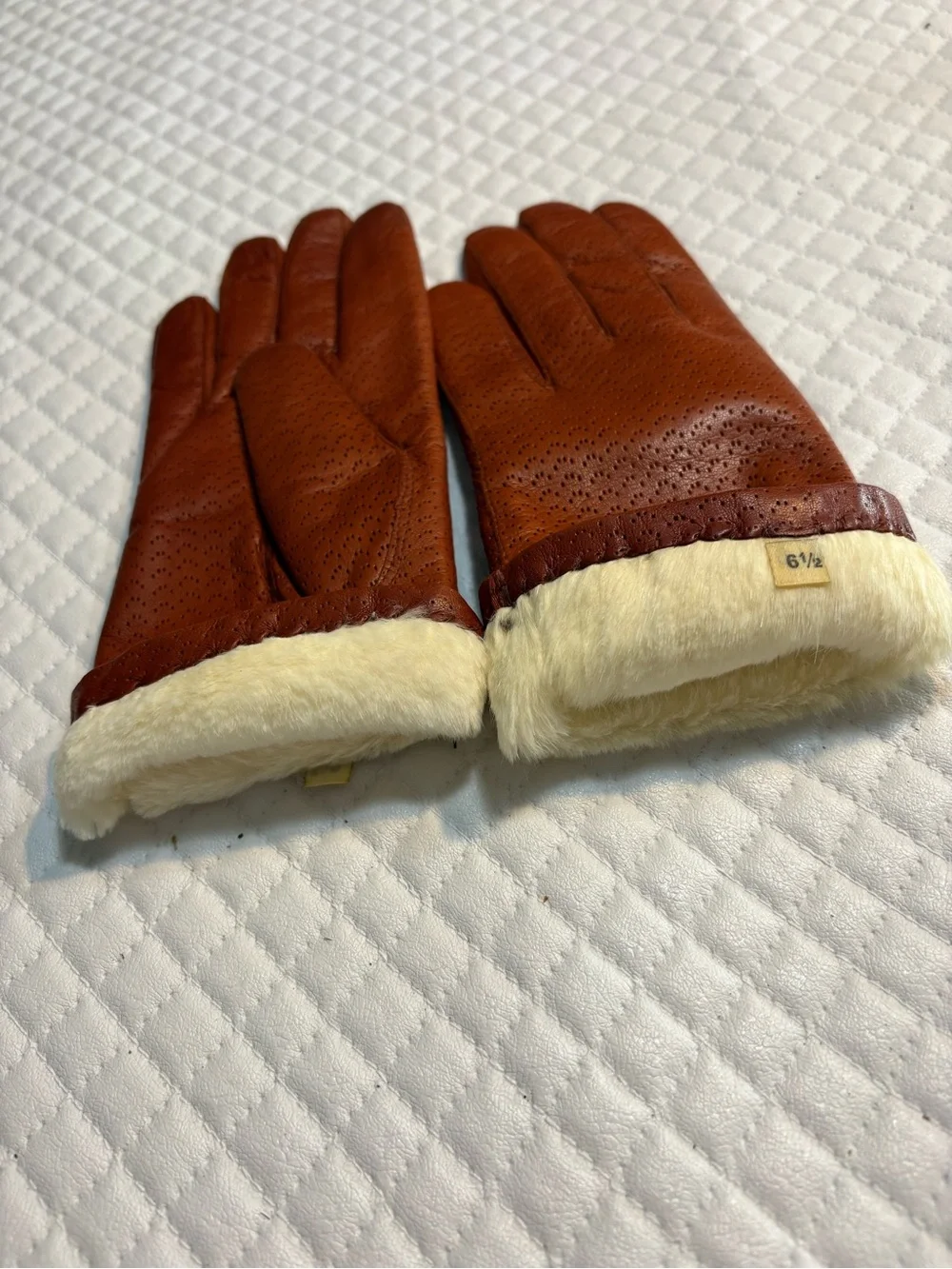 Vintage Leather Driving Gloves size 6.5